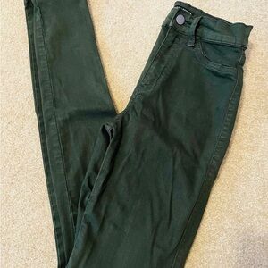 Dark Green Skinny Jeans